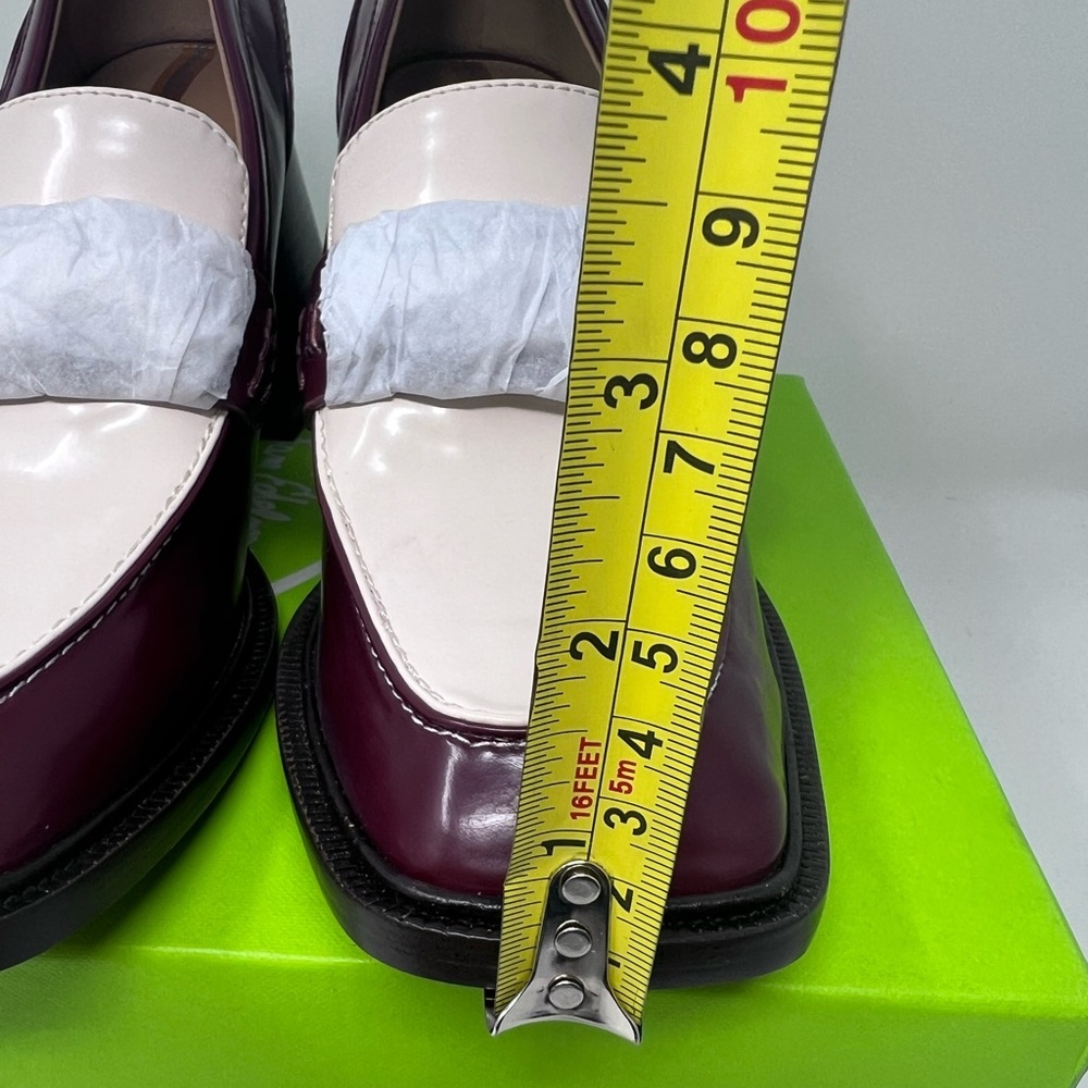 Elegant Burgundy Loafers - Picture 7 of 9